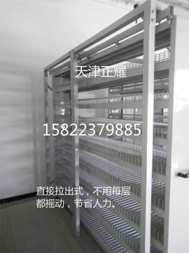 直接拉出的貨架密集柜廠家 不用搖每層獨立拉出