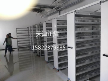 直接拉出的貨架密集柜廠家 不用搖每層獨立拉出